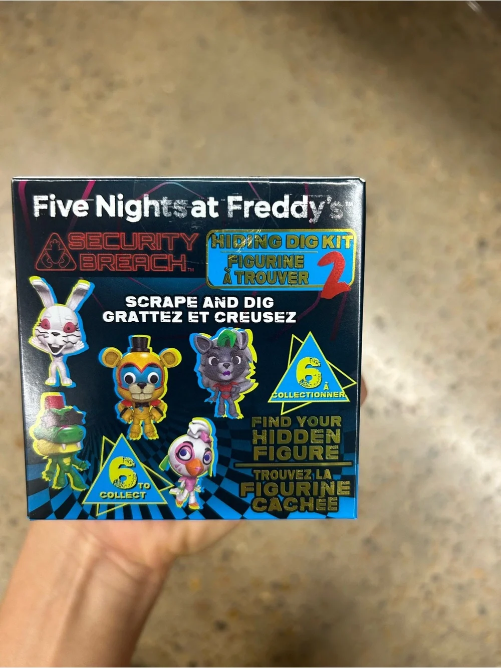 Five nights at Freddy’s  Hiding Dig Kit - Find Your Hidden Figure